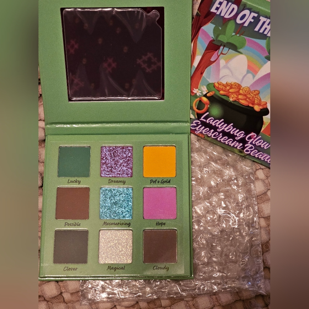 End of the Rainbow eyeshadow palatte by Ladybug Glow NEW